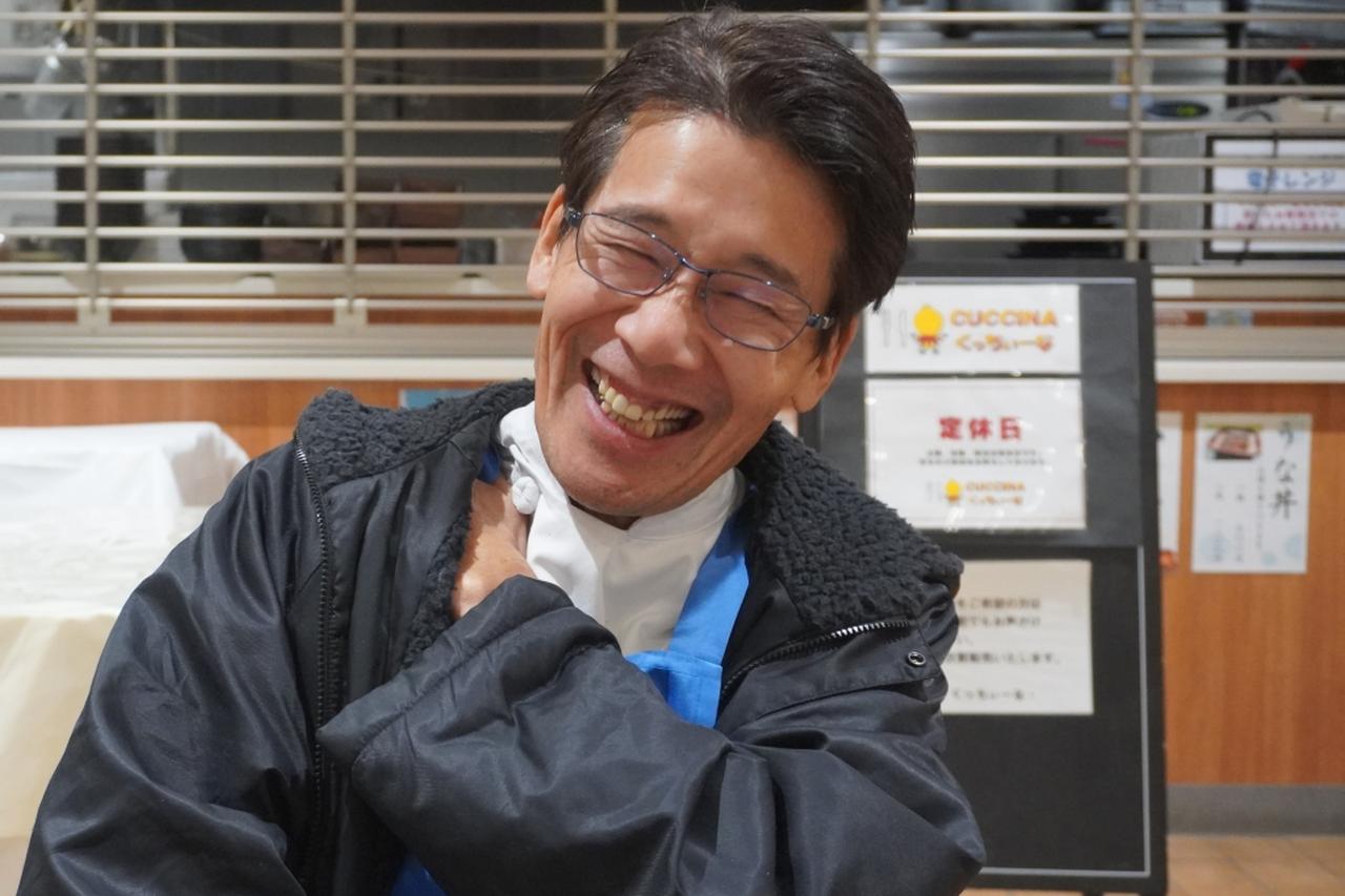 画像: 笑顔で現在の仕事を語る西シェフ（高橋アオ撮影）