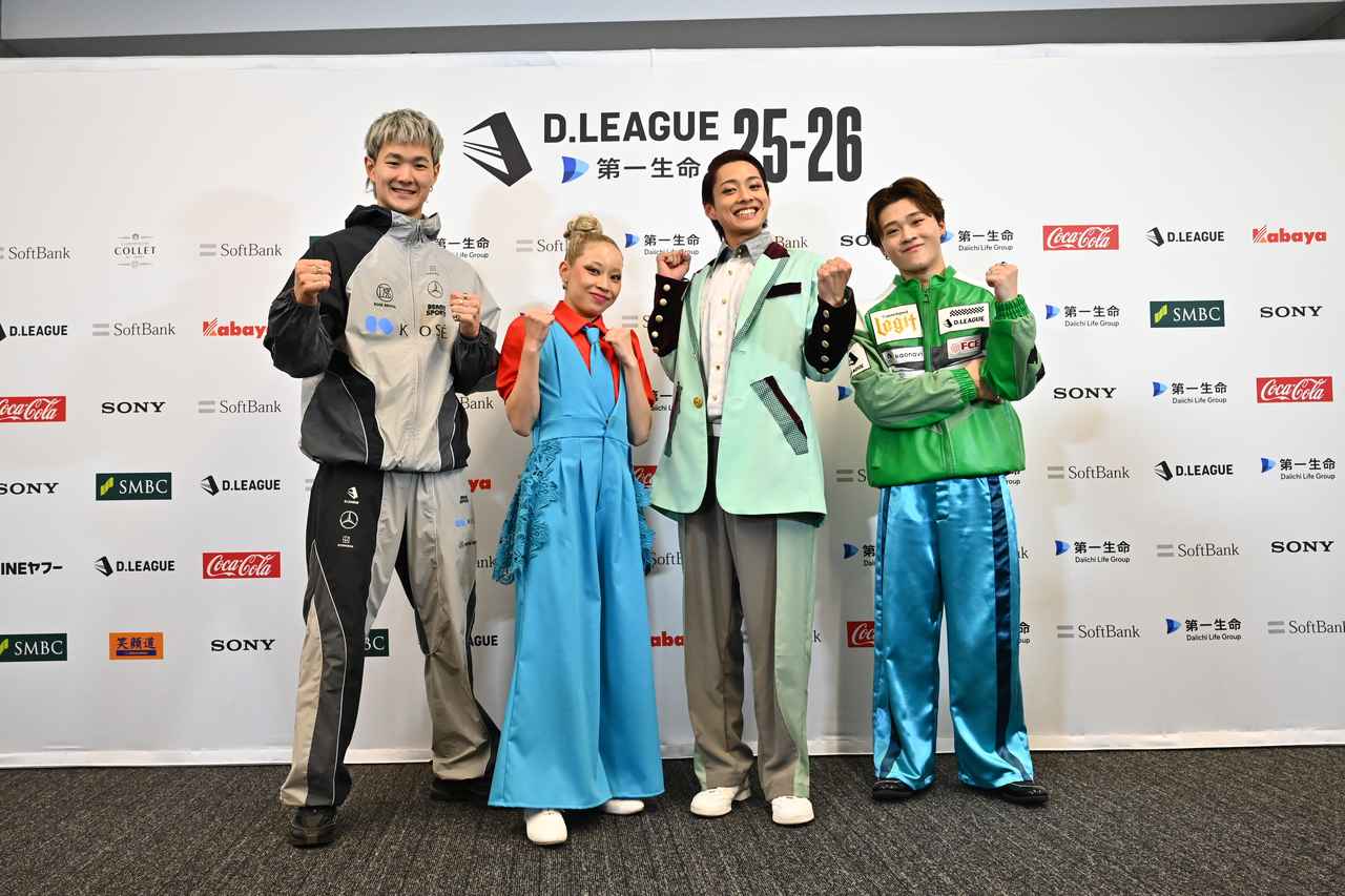 画像: 左から、YOUTEE（KOSÉ 8ROCKS）、CHIKA（Medical Concierge I'moon）、89 Jillie Jay（dipBATTLES）、KANATO（Cyber Agent Legit ）