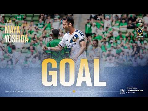 画像: GOAL: Maya Yoshida heads one home off a set piece to give the LA Galaxy the lead vs. Austin FC www.youtube.com