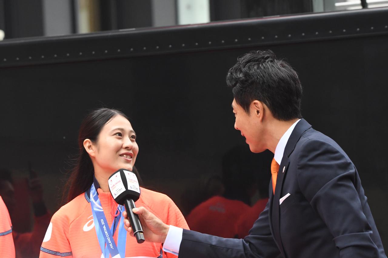 画像: 丸山希選手（スキージャンプ女子ノーマルヒル個人／銅メダル・スキージャンプ混合団体／銅メダル）