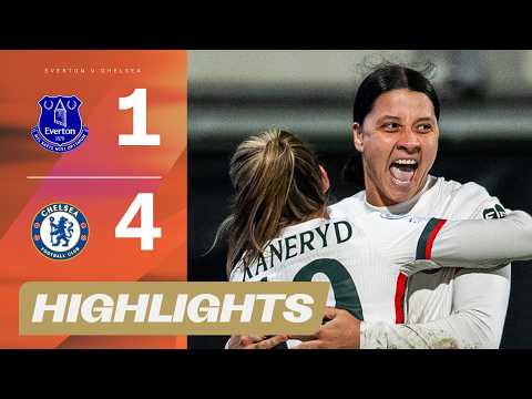 画像: Sam Kerr Scores Two! Everton v Chelsea | Barclays WSL 25/26 www.youtube.com