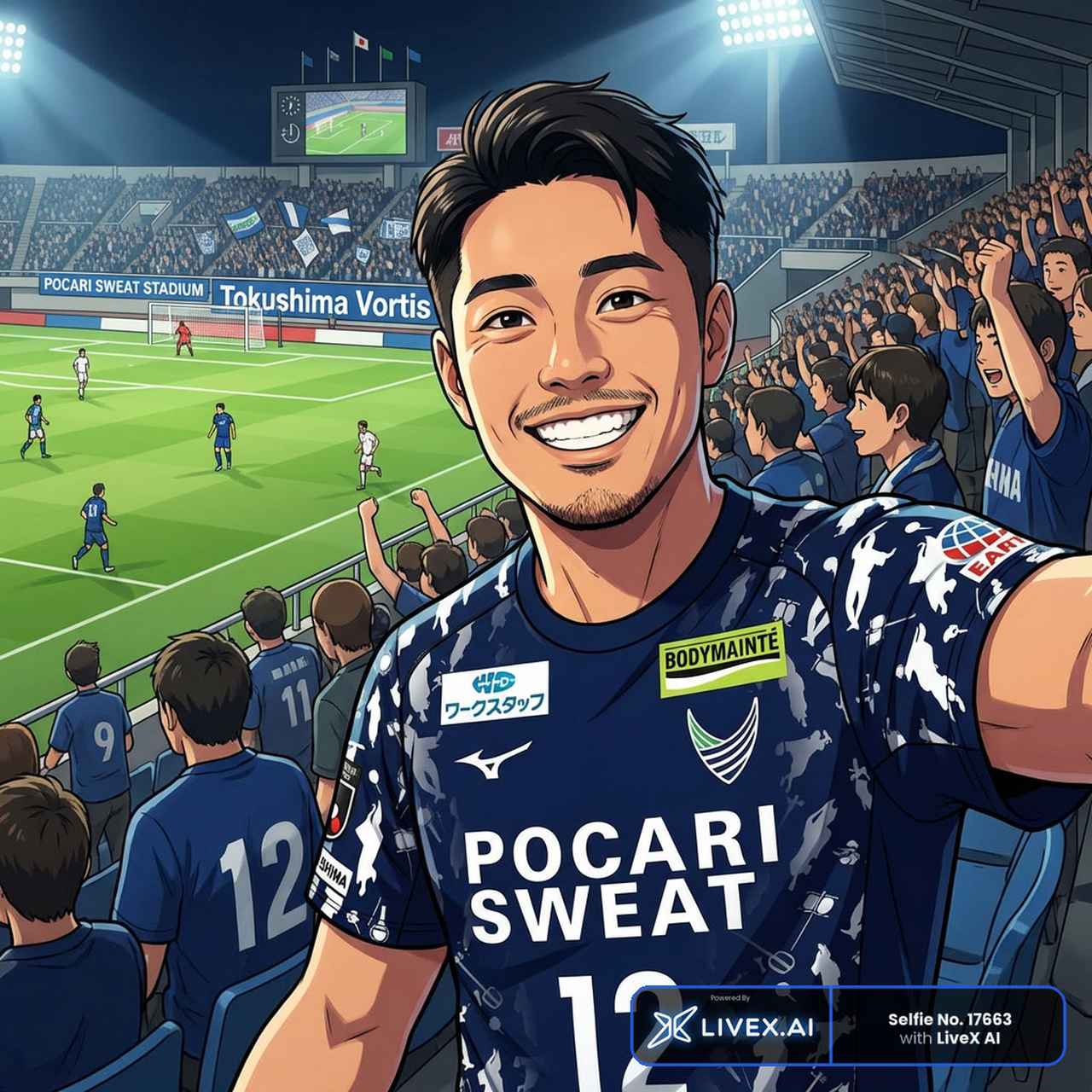 画像: J2徳島ヴォルティス、日本のサッカースタジアム初！AI技術でファン体験を革新する「LiveX AI」をホームゲームに導入