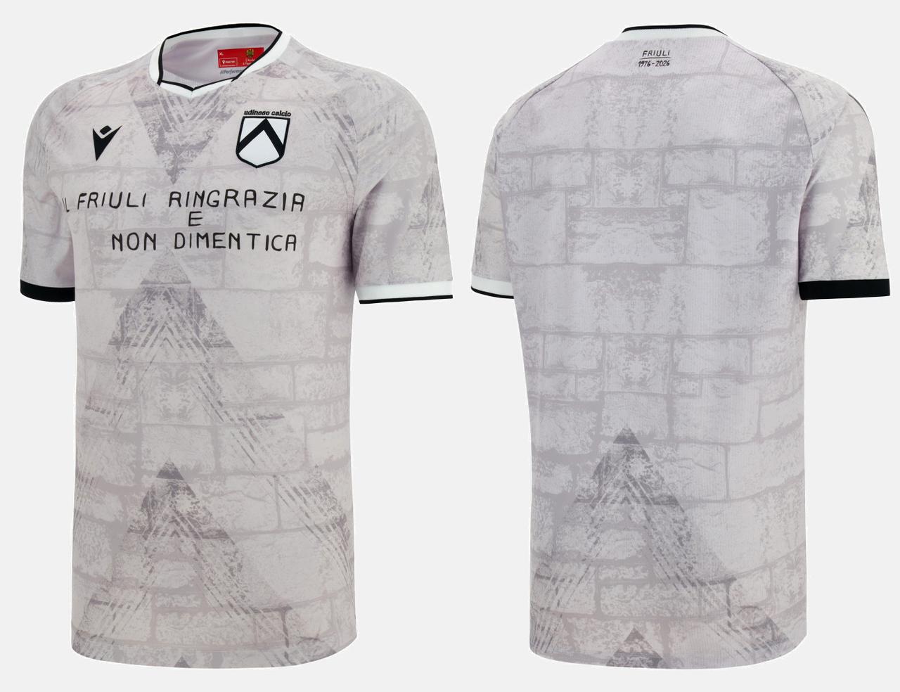 画像1: Udinese 2025-26 Macron 50th anniversary earthquake jersey