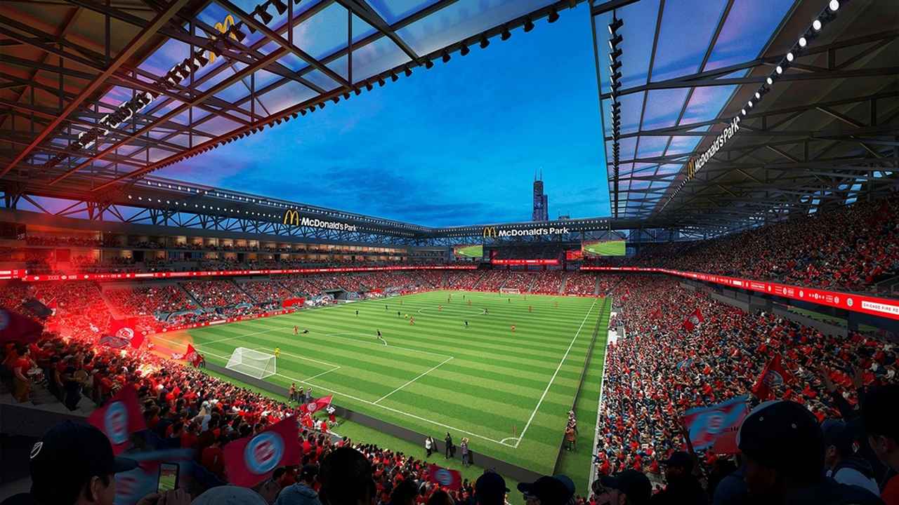 画像2: アメリカでサッカー新スタジアム「マクドナルドパーク」が爆誕！国内初の契約でマクドナルド店舗を常設…収容人数は2万人超