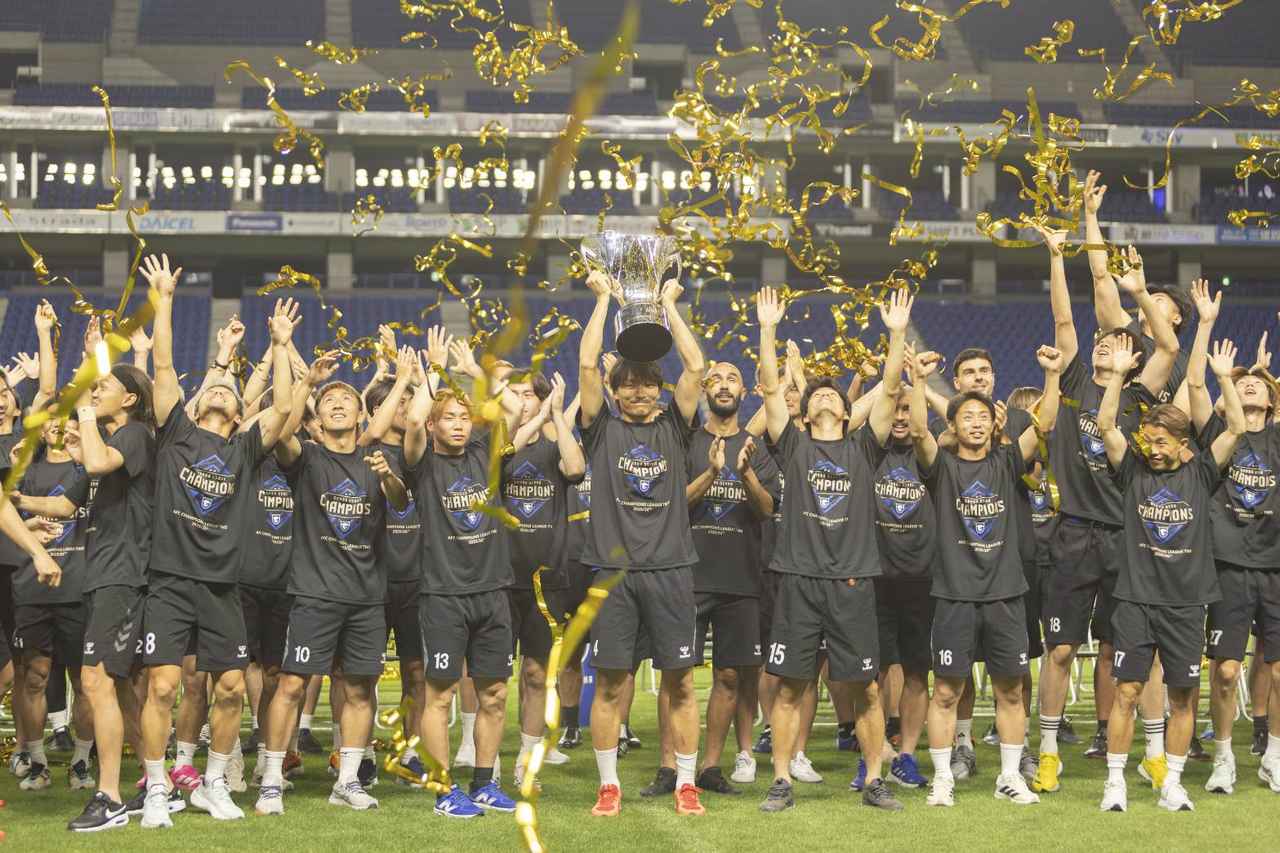 画像1: ACL2優勝！G大阪、GKの荒木琉偉が優勝報告会で「一生の思い出になる」激闘と初タイトル獲得の思い明かす