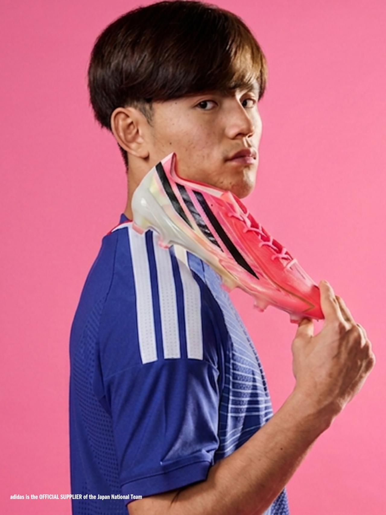 画像: 2度目のW杯となる久保建英は『F50 ハイパーファスト ELITE』を着用予定