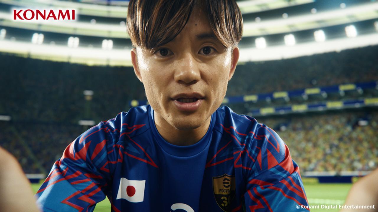 画像1: 『eFootball』新CM公開!久保建英とメッシが出演…ネイマールやヤマル、本田圭佑のサッカー日本代表への超貴重コメントも