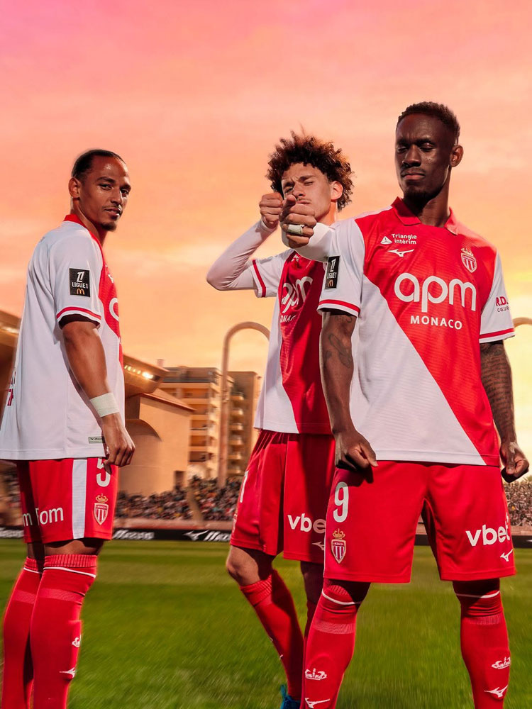 画像4: AS Monaco 2026-27 Mizuno Home