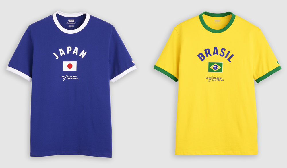 画像: Levi’s Retro Ringer Tee(Japan, Brazil)