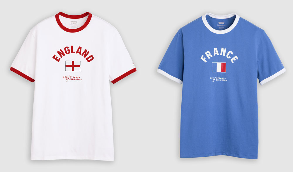 画像: Levi’s Retro Ringer Tee(England, France)