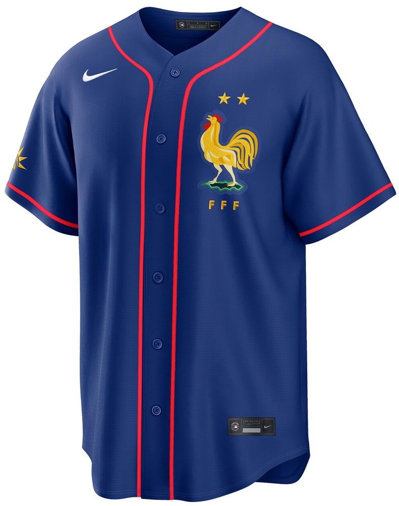画像1: France × MLB 2026 Nike Baseball Jersey