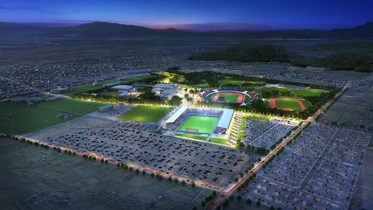画像3: J2山形とエスコン、「新スタジアム構想への出資」に関する共同記者会見を実施！“元株主”アビームコンサルティングも祝意
