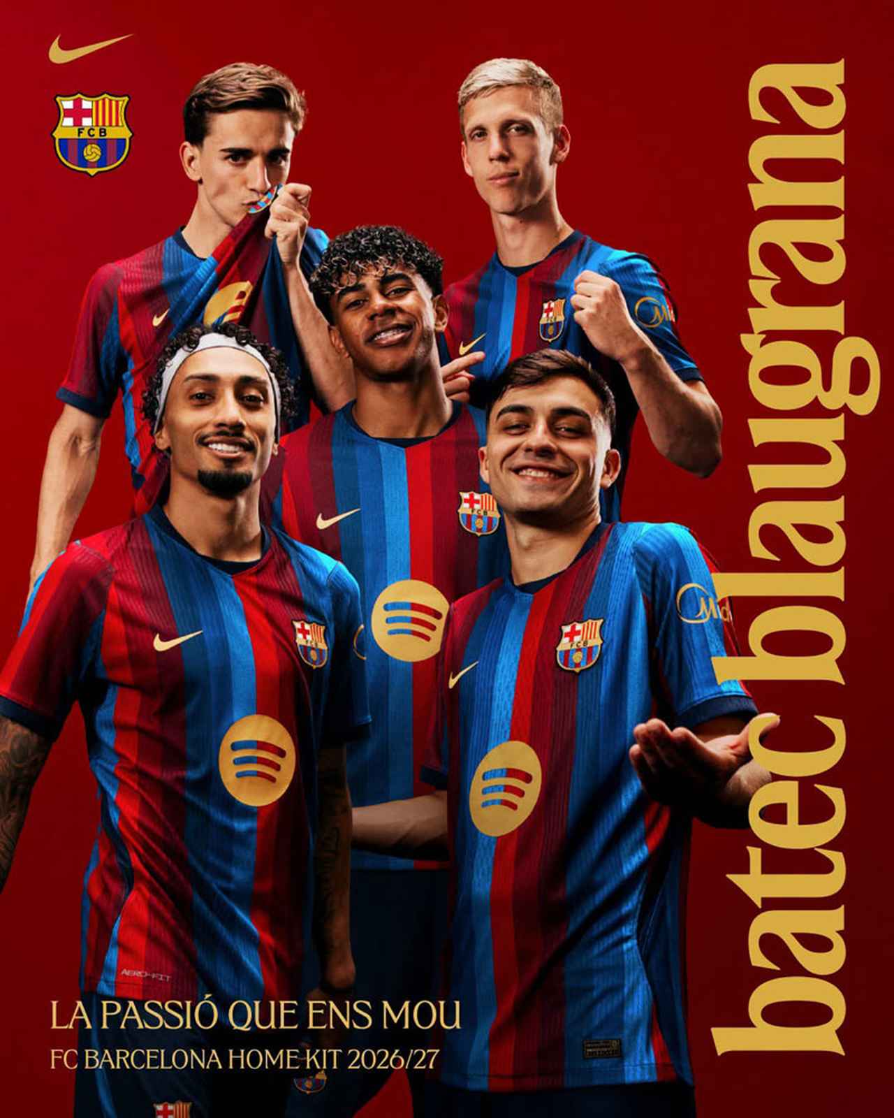 画像4: FC Barcelona 2026-27 Nike Home