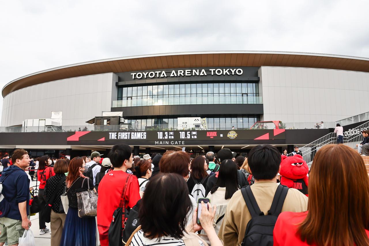 画像: トヨタアリーナ東京 ©B.LEAGUE