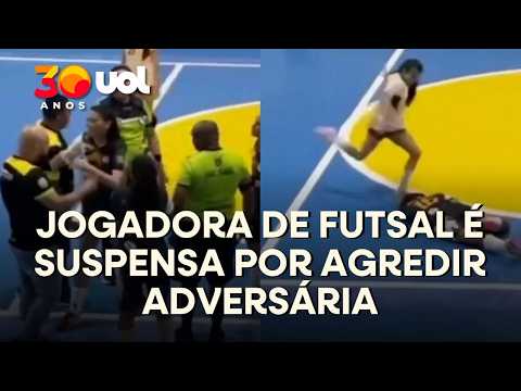 画像: JOGADORA CHUTA CABEÇA DE RIVAL EM PARTIDA DE FUTSAL E É SUSPENSA POR 5 ANOS; VÍDEO www.youtube.com