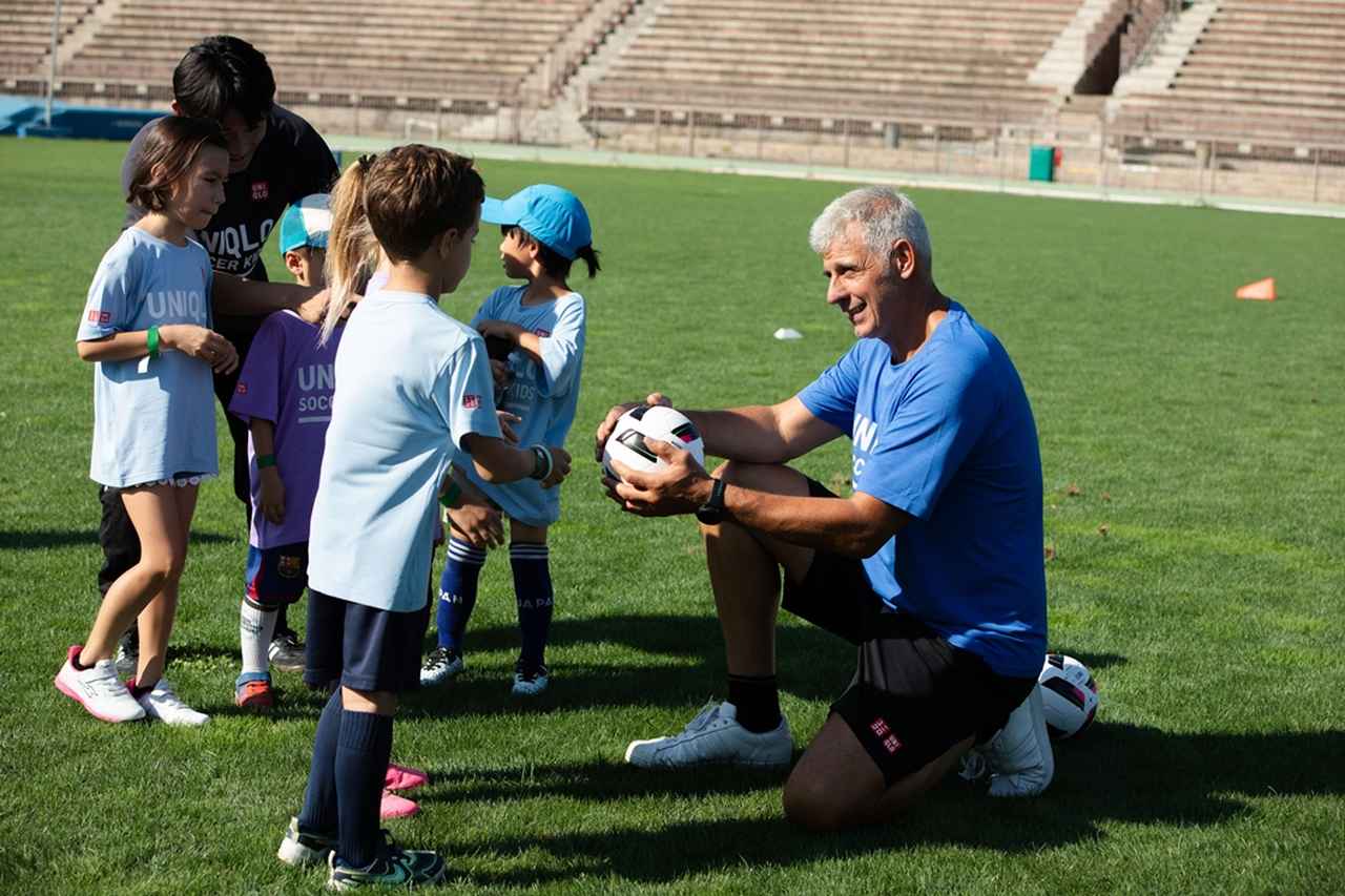 画像4: 『JFAユニクロサッカーキッズ』、イタリア・ミラノで初開催！ザッケローニ氏「まるでお祭りのよう」 伊代表OBトルド氏も参加