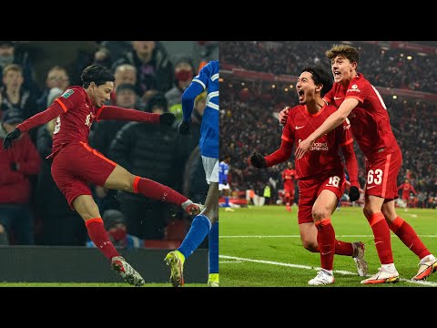 画像: Every angle of Takumi Minamino’s brilliant last-gasp equaliser for Liverpool www.youtube.com