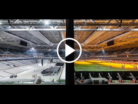 画像: Timelapse Arena - Stade Pierre-Mauroy www.youtube.com