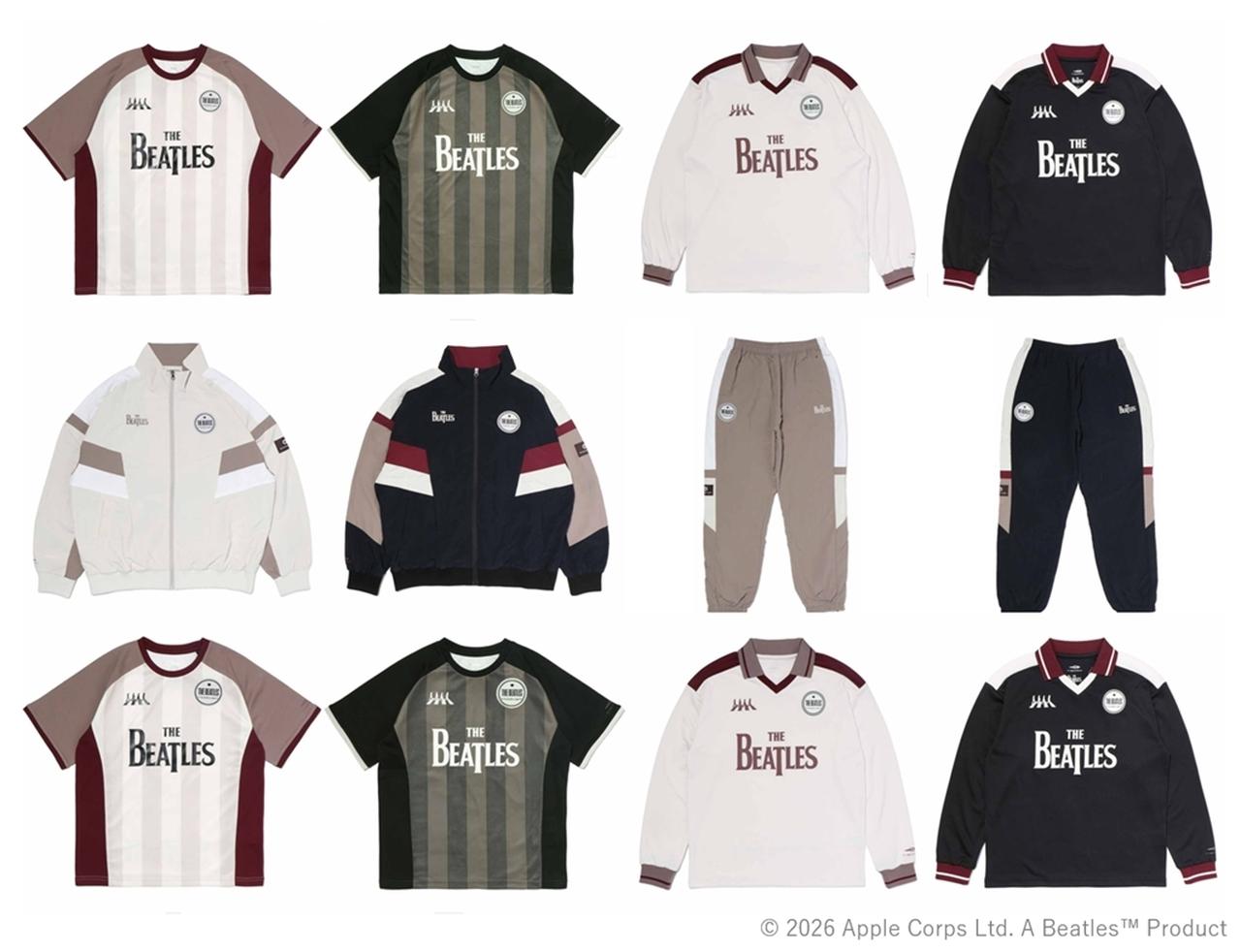 画像2: ビートルズ×サッカー×ファッション!“THE BEATLES”コラボデザインのコレクションがTIGORAから登場