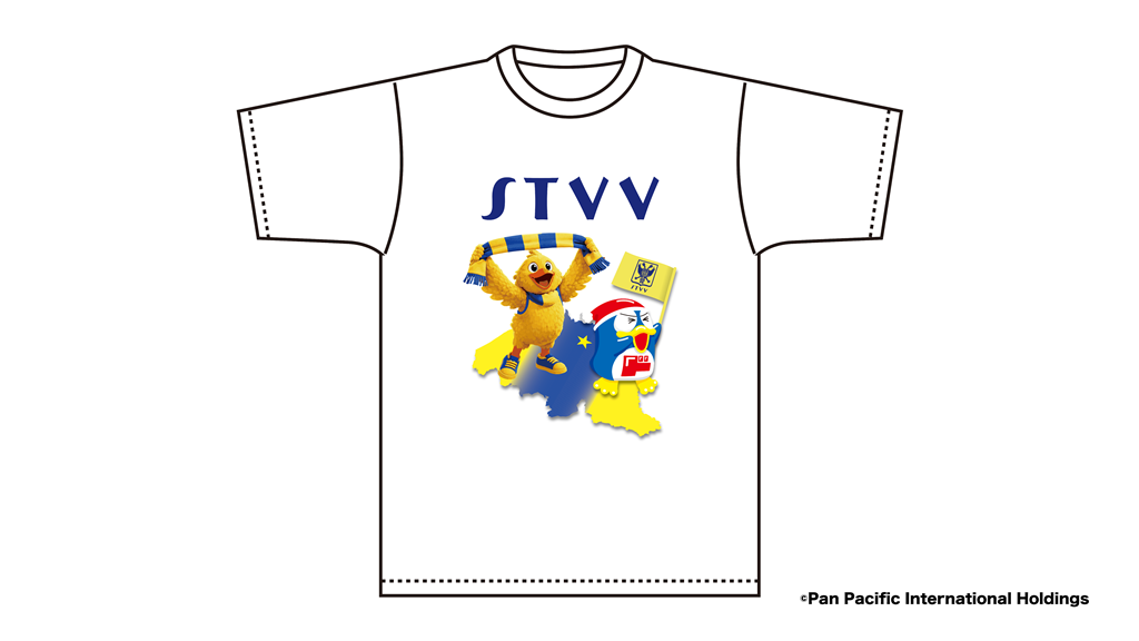 画像: ドンペン×ビンキー Tシャツ(※ビンキーはSTVVのチームマスコット)