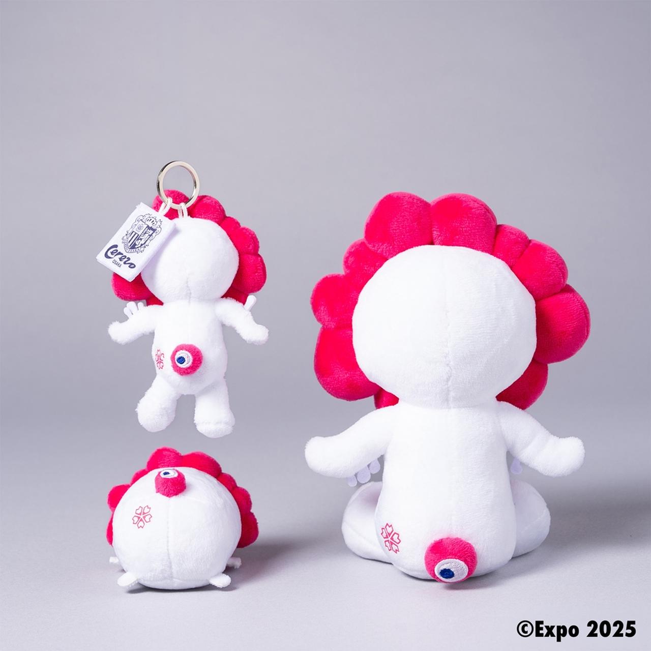 画像3: セレッソ大阪、ミャクミャクとのコラボグッズ第2弾を発売!桜モチーフの限定カラーで「ぬいぐるみ」「しゃもじ」など展開