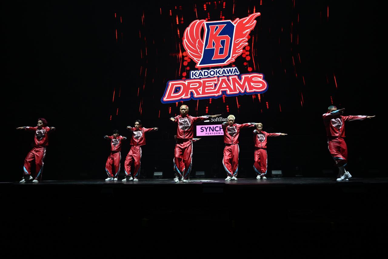画像: KADOKAWA DREAMSのシンクロパフォーマンス　©D.LEAGUE 26-27