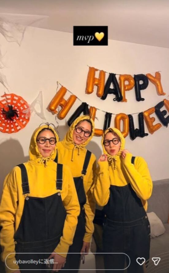 画像: 「ギャップがたまらん」バレー女子日本代表のイタリア3人組、意外なハロウィン仮装でSNS大反響