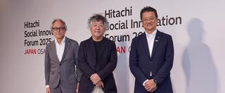 加治慶光 （株）日立製作所 Lumada Innovation Hub Senior Principal /茂木健一郎氏 脳科学者/阿部淳 （株）日立製作所 代表執行役 執行役副社長