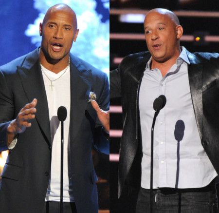 ドウェイン・ジョンソンとヴィン・ディーゼル Dwayne Johnson and Vin Diesel