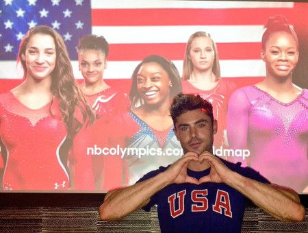 ザック・エフロン Zac Efron オリンピック リオ 五輪 応援