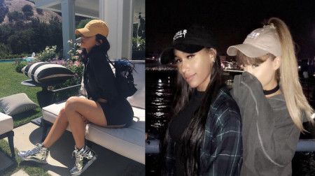 カイリー・ジェナー Kylie Jenner アリアナ・グランデ Ariana Grande ダッド・ハット