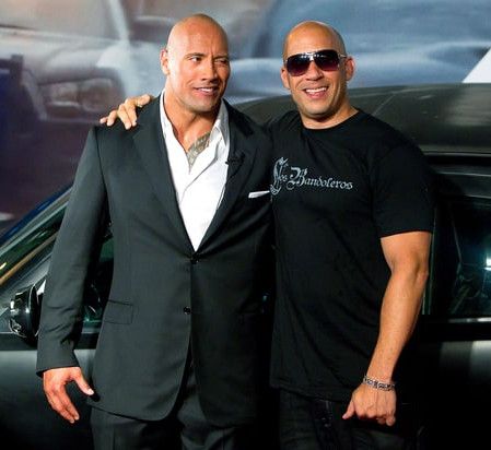 ドウェイン・ジョンソン Dwayne Johnson ヴィン・ディーゼル Vin Diesel 映画 ワイルド・スピード