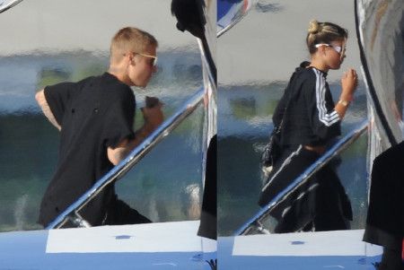 ジャスティン・ビーバー Justin Bieber ソフィア・リッチー Sofia Richie プライベートジェット 空港 同伴