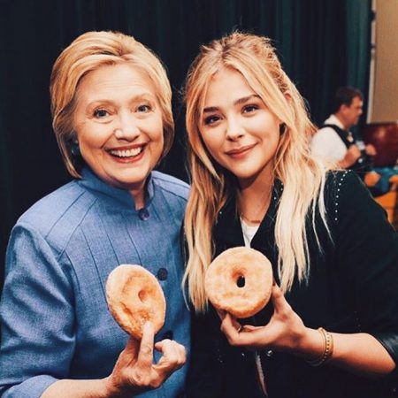 クロエ・モレッツ Chloe Moretz ヒラリー・クリントン Hilary Clinton チートデイ ドーナツ