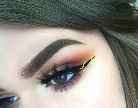 ribbon eyeliner リボンアイライナー イエロー