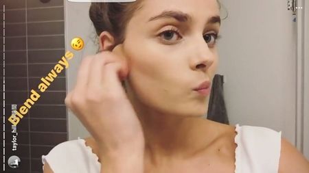 テイラー・ヒル Taylor Hill メイク 愛用コスメ アイテム ランコム メイク方