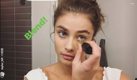 テイラー・ヒル Taylor Hill メイク 愛用コスメ アイテム ランコム メイク方