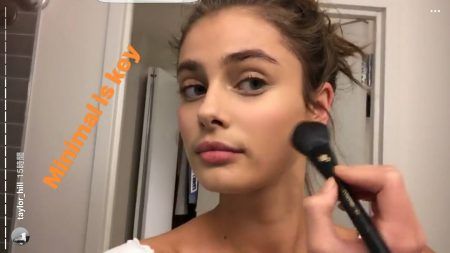 テイラー・ヒル Taylor Hill メイク 愛用コスメ アイテム ランコム メイク方