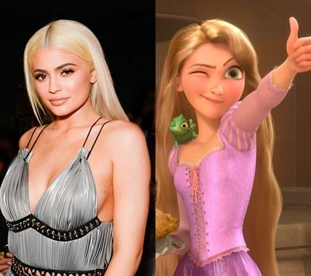 カイリー・ジェナー Kylie Jenner ディズニープリンセス 塔の上のラプンツェル ラプンツェル 性格似てる