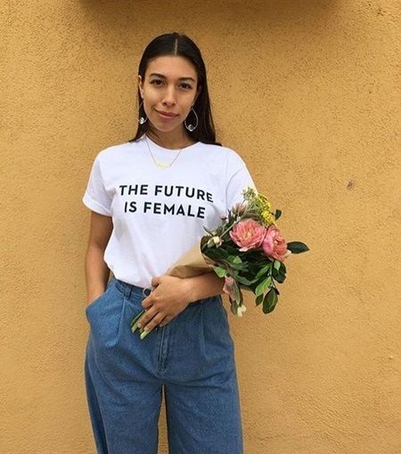 THE FUTURE IS FEMALE Otherwild 未来は女性あり フェミニストTシャツ