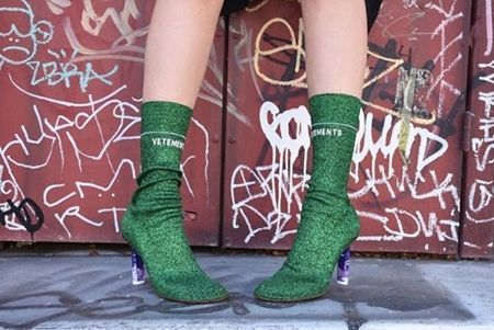 ヴェトモン Vetements ソックスブーツ セレブ 愛用