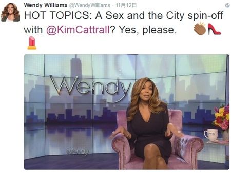 キム・キャトラル Kim Cattrall Sex And The City セックス・アンド・ザ・シティ Samantha Jones サマンサ・ジョーンズ スピンオフに言及 スピンオフ サマンサ主役