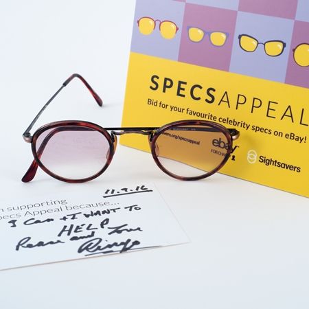 サングラス 寄付 メガネブランド Specs Appeal スペース・アピール サイトセーバーズ Sightsavers 活動資金 チャリティ サングラス メガネ