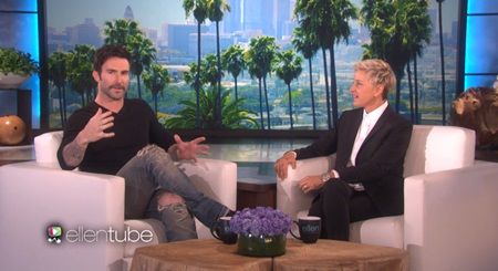 アダム・レヴィーン エレン・デジェネレス Adam Levine Ellen Degeneres