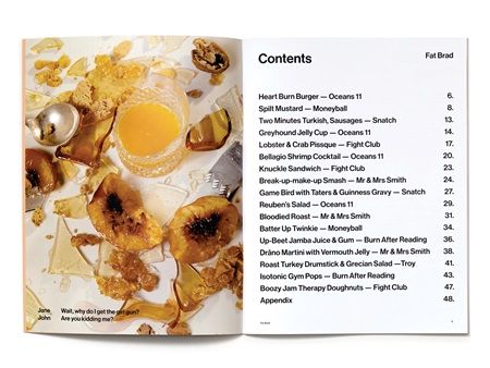ブラッド・ピット料理本 Fat Brad The Cookbook 映画で食べたものをレシピ化