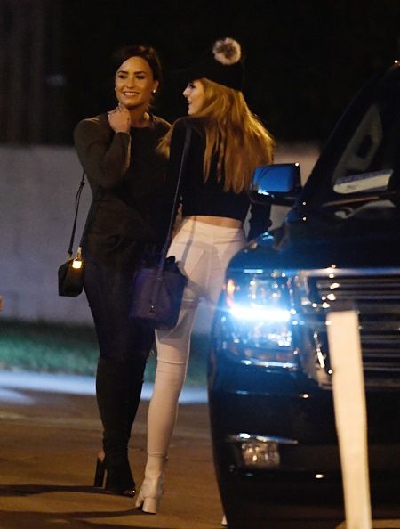 デミ・ロヴァート Demi Lovato ベラ・ソーン Bella Thorne 女子会ディナー
