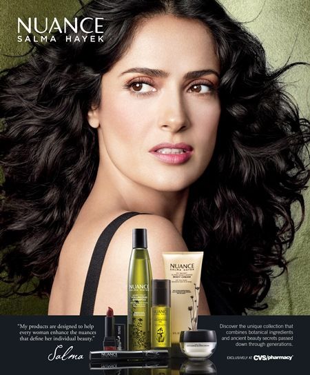 Nuance Salma Hayek ニュアンス・サルマ・ハエック テイラー・ヒル愛用シャンプー&コンディショナー