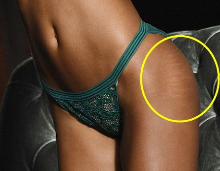 ジャスミン・トゥークス Jasmine Tookes ヴィクトリアズシークレット ヴィクシー ファンタジーブラ 舞台裏 ストレッチマーク 無修正 肉割れ